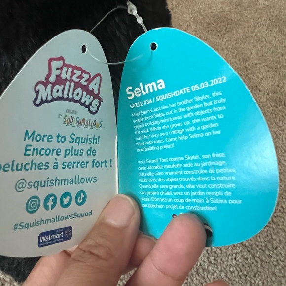 New Selma the Skunk Fuzzamallow Squishmallow - Picture 15 of 15